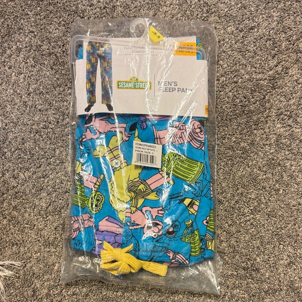 Sesame Street Colorful Character Sleep Pants